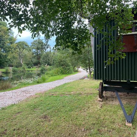 The Shepherd'S Hut - Wild Escapes Wrenbury Off Grid Glamping - Ages 12 And Over Baddiley ภายนอก รูปภาพ