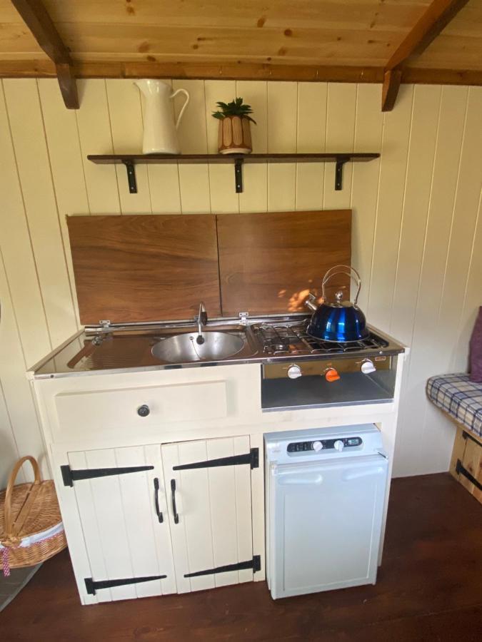 The Shepherd'S Hut - Wild Escapes Wrenbury Off Grid Glamping - Ages 12 And Over Baddiley ภายนอก รูปภาพ